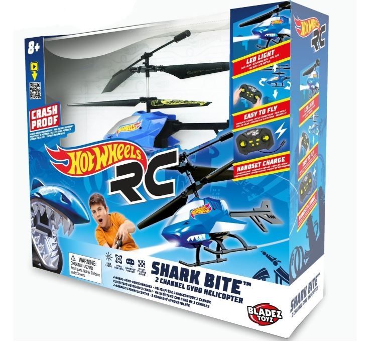 HOT WHEELS HELIKOPTER RC SHARK BITE