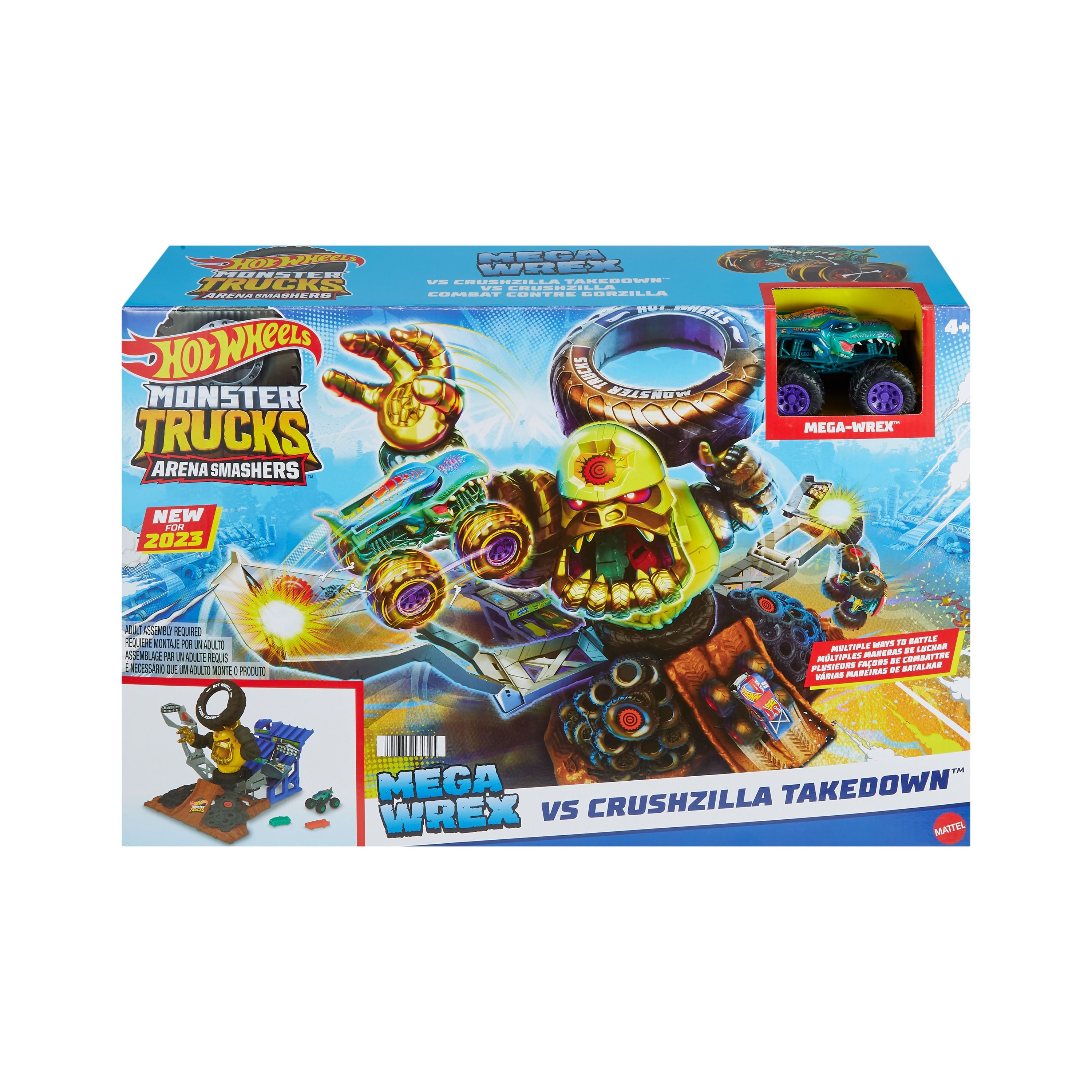 Hot Wheels Monster Truck Arena Smashers – Arena Goryla Zestaw HPN71