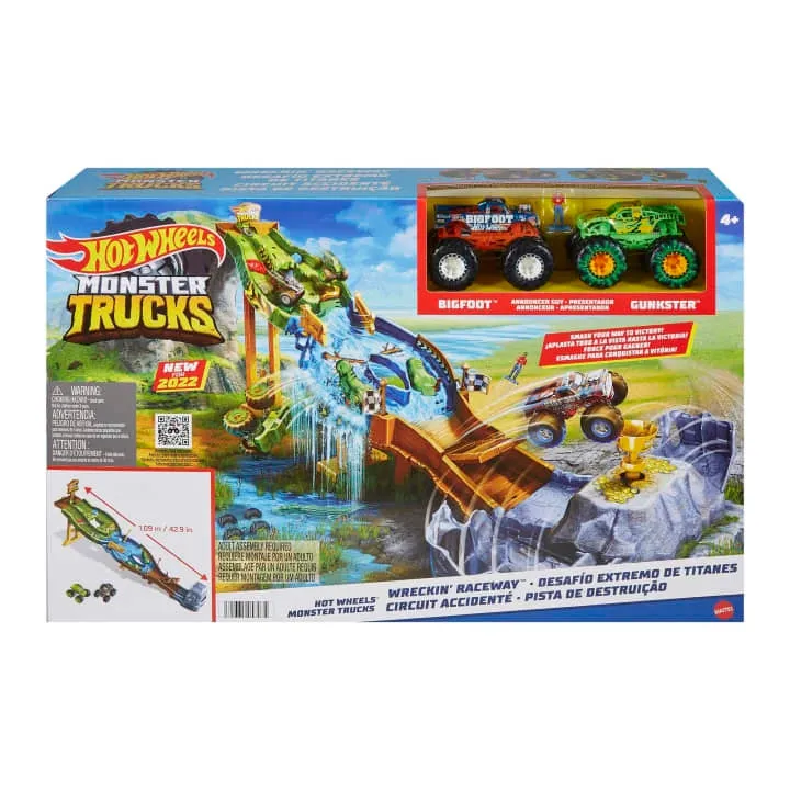 Hot Wheels Monster Trucks Zestaw Tor wyścigowy Turniej Tytanów