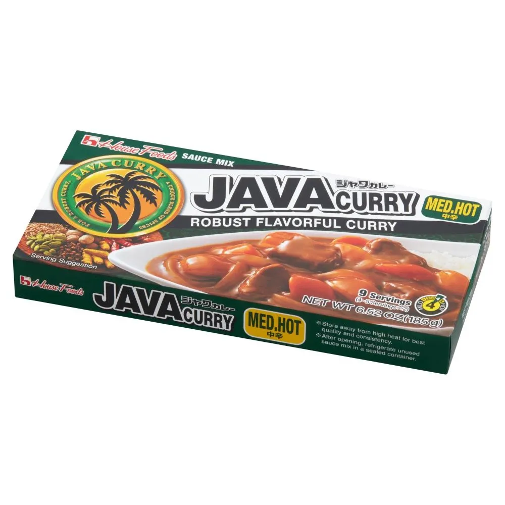 House Foods Kostki do przygotowania sosu curry ostre 185 g (9 sztuk)