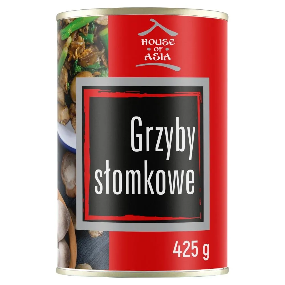 House of Asia Grzyby słomkowe całe 425 g