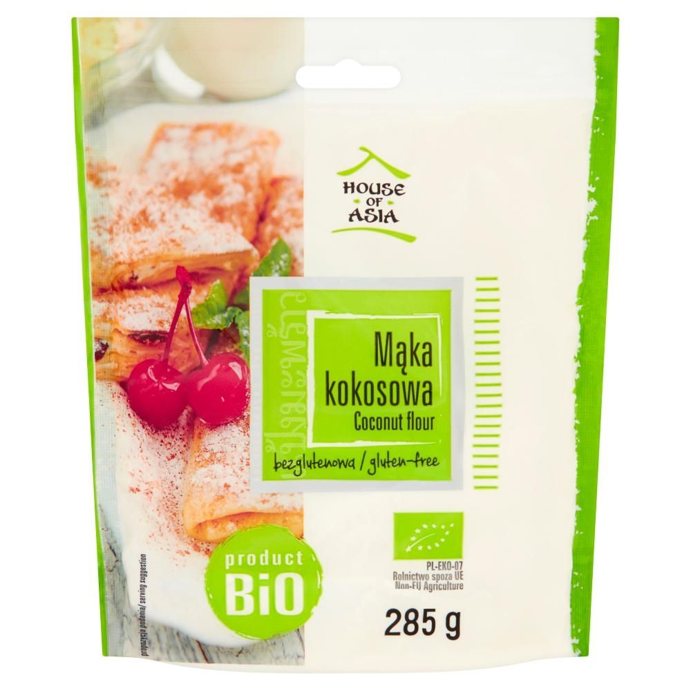 House of Asia Mąka kokosowa bezglutenowa 285 g