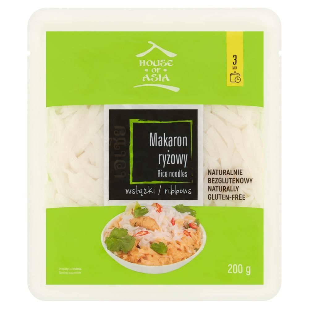 House of Asia Makaron ryżowy wstążki 200 g