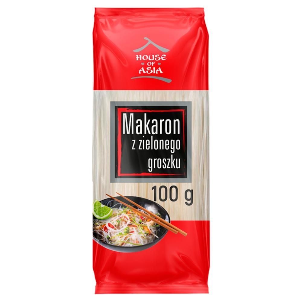 House of Asia Makaron z zielonego groszku 100 g