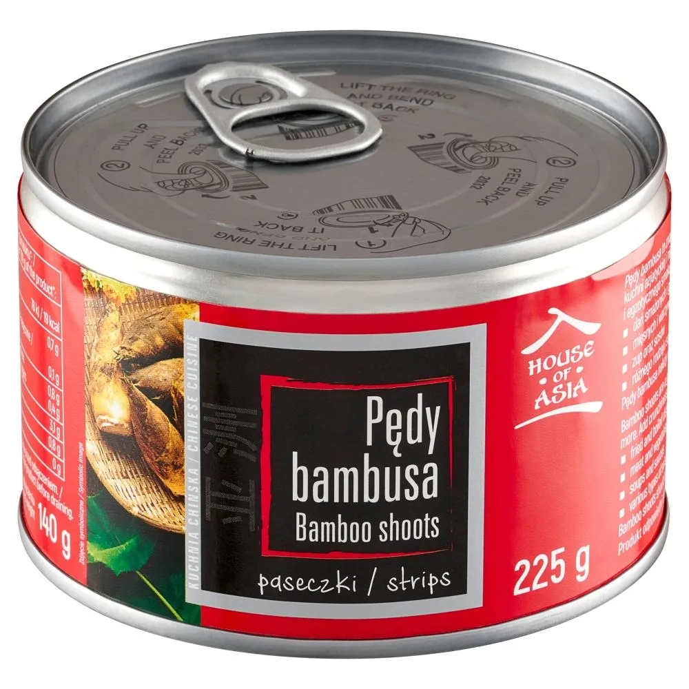 House of Asia Pędy bambusa paseczki 225 g