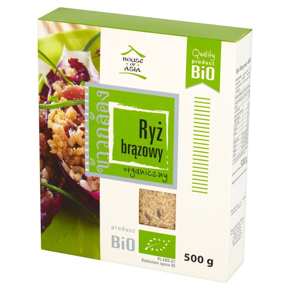 House of Asia Ryż brązowy organiczny BIO 500 g