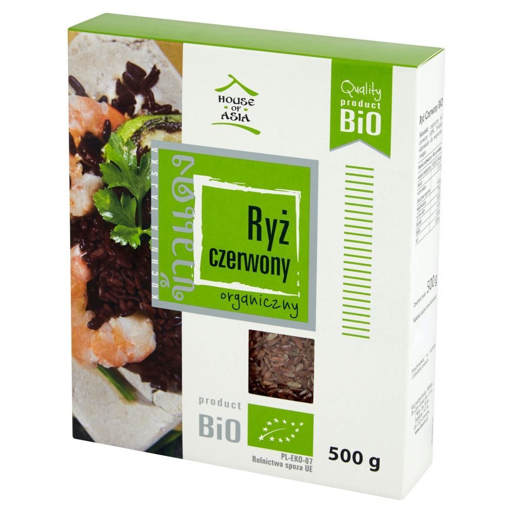 House of Asia Ryż czerwony organiczny BIO 500 g