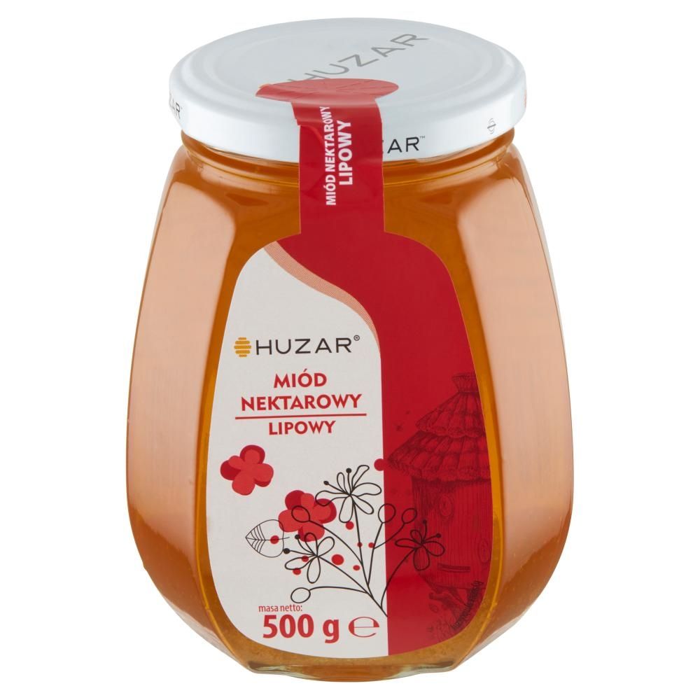 Huzar Miód nektarowy lipowy 500 g