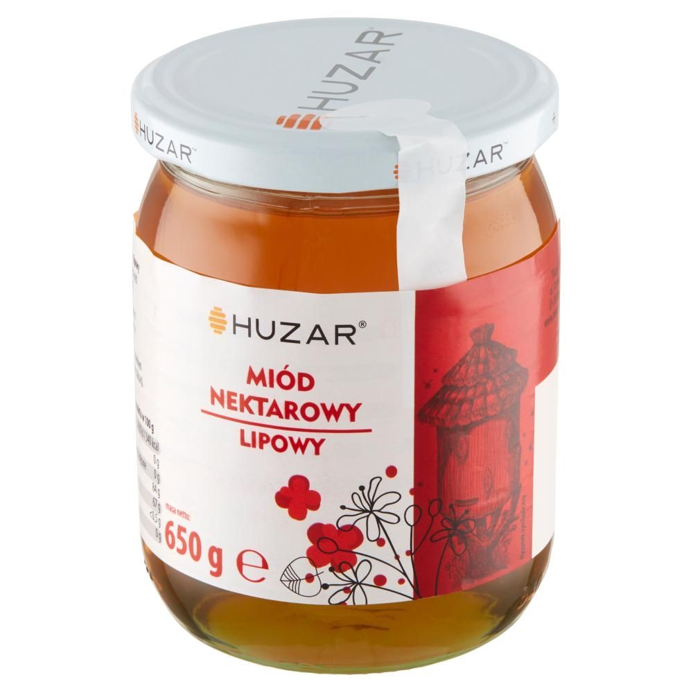 Huzar Miód nektarowy lipowy 650 g