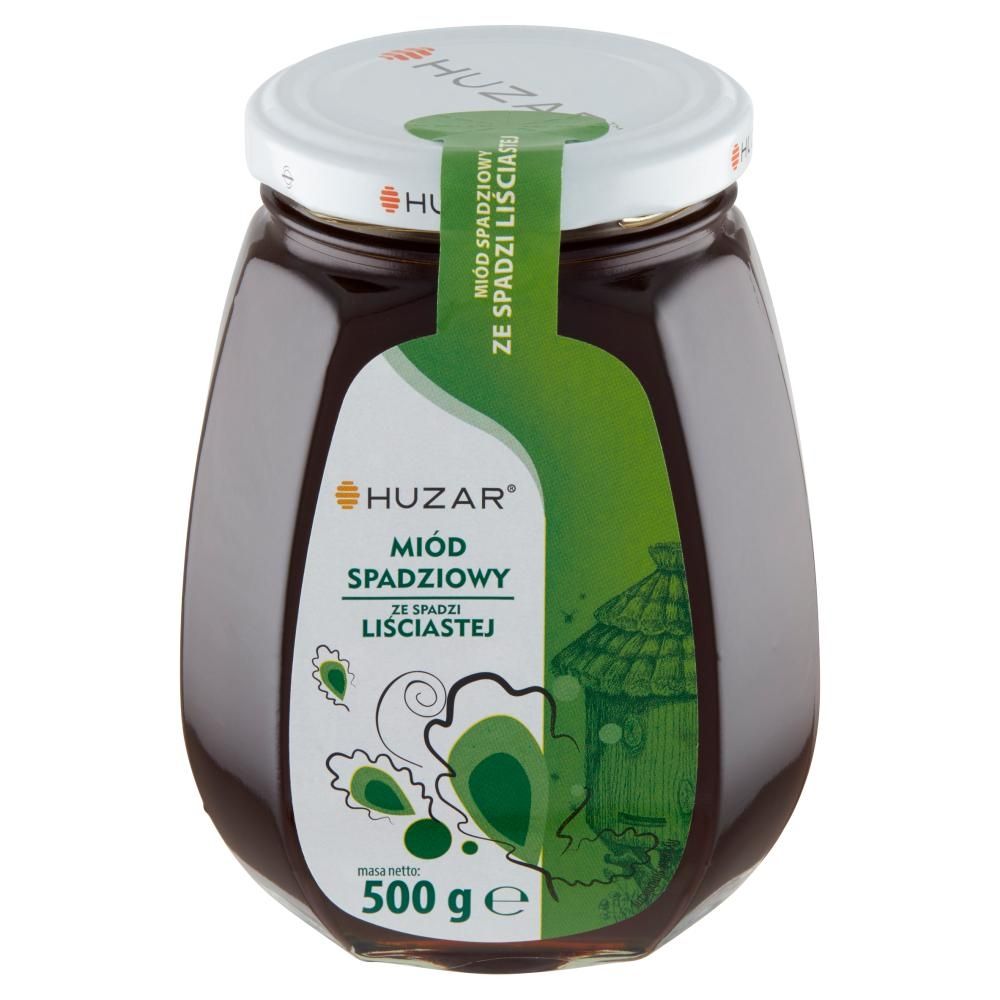 Huzar Miód spadziowy ze spadzi liściastej 500 g