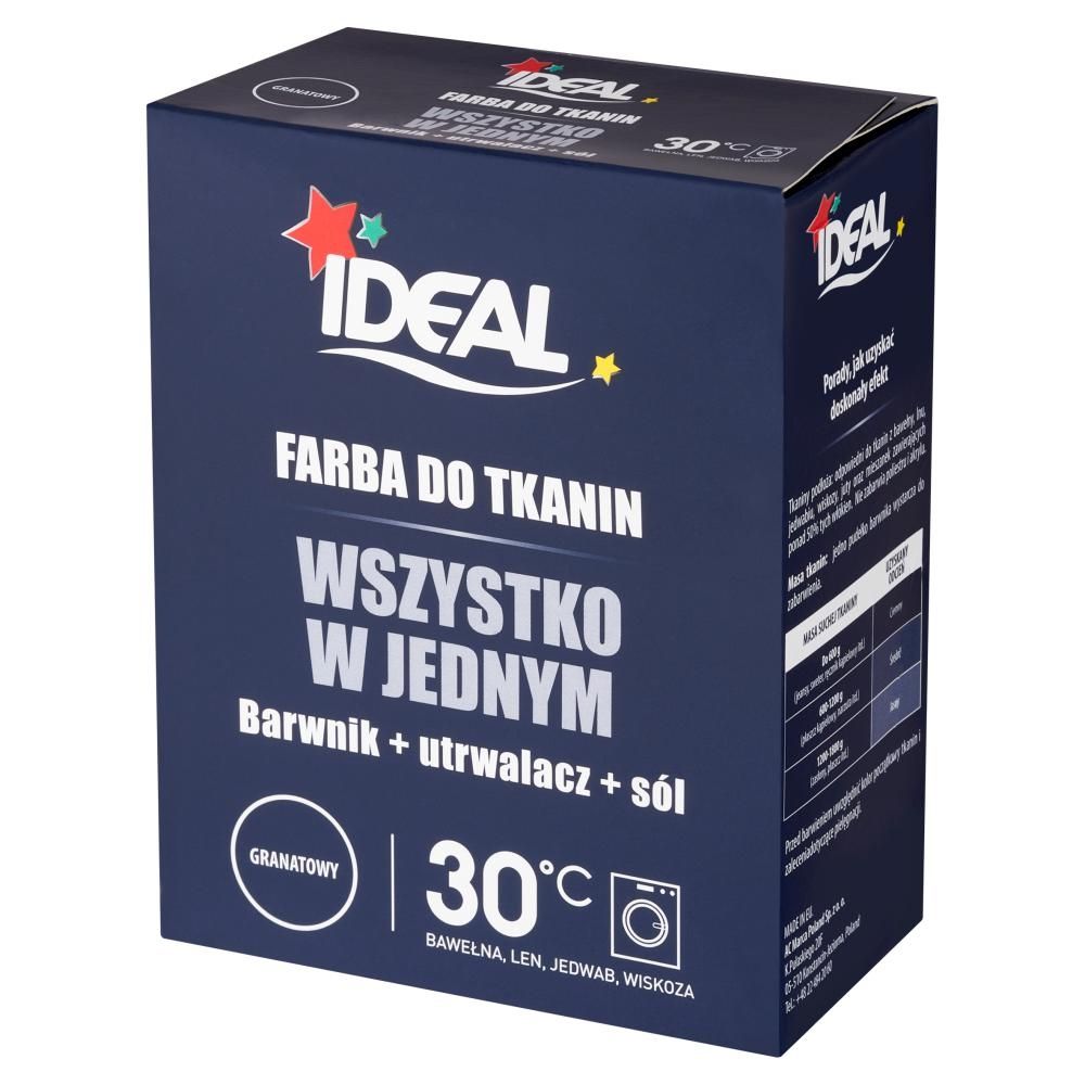 Ideal Farba do tkanin granatowy 350 g