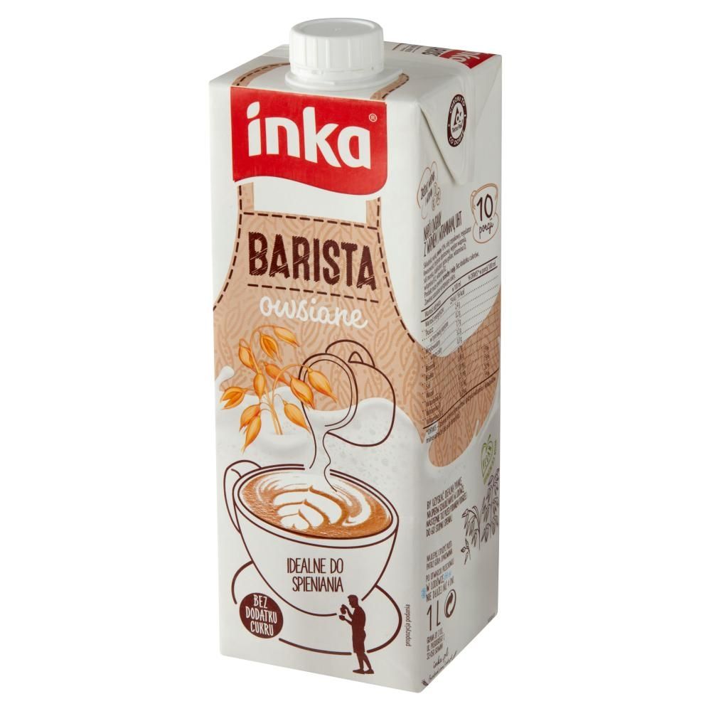 Inka Barista Napój owsiany z wapniem i witaminami 1 l