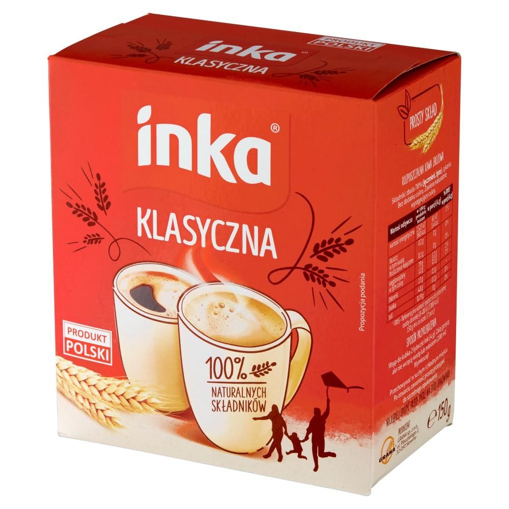 Inka Rozpuszczalna kawa zbożowa klasyczna 150 g