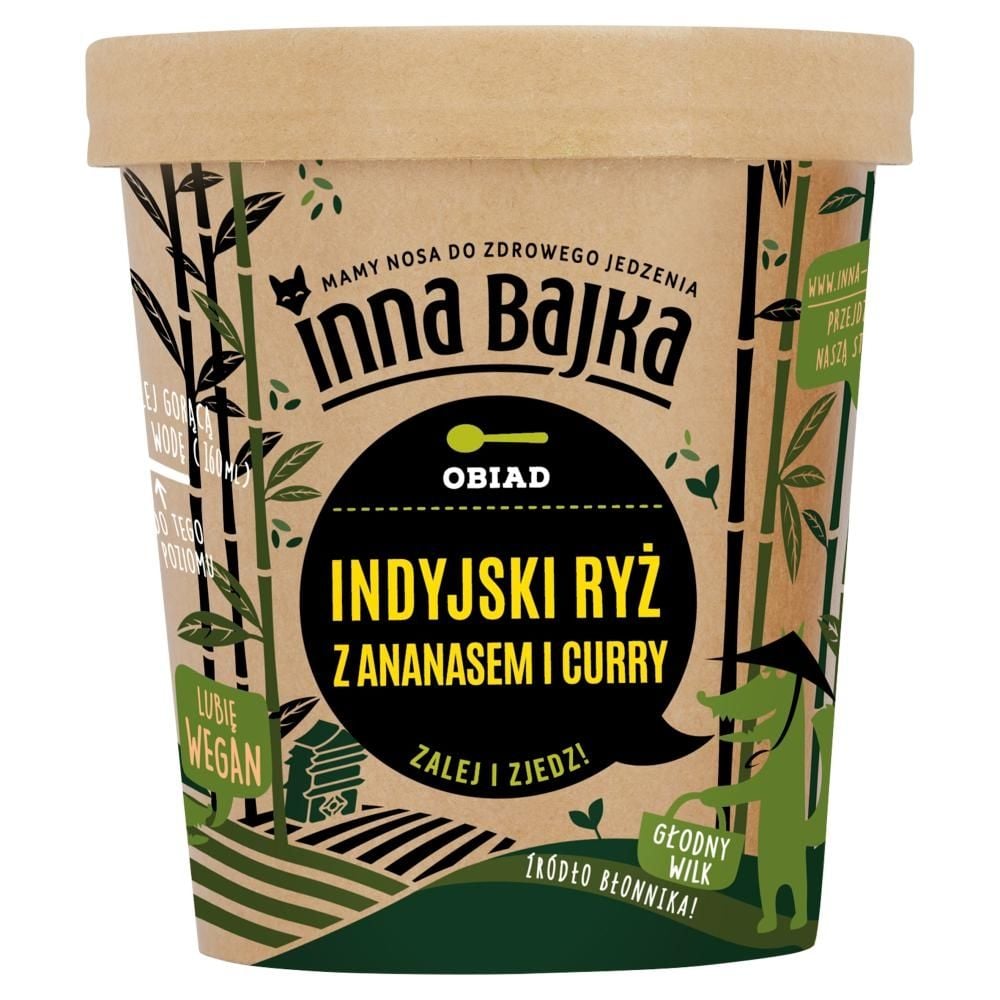 Inna Bajka Obiad Indyjski ryż z ananasem i curry 55 g