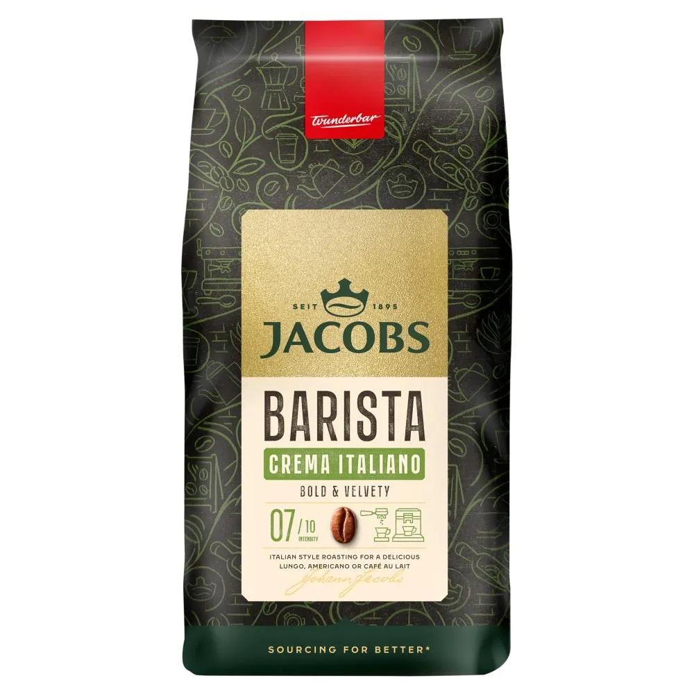 Jacobs Barista Crema Italiano Kawa ziarnista palona 1000 g