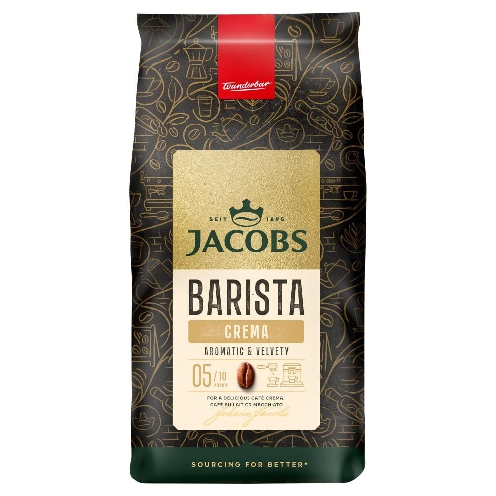 Jacobs Barista Crema Kawa ziarnista palona 1000 g