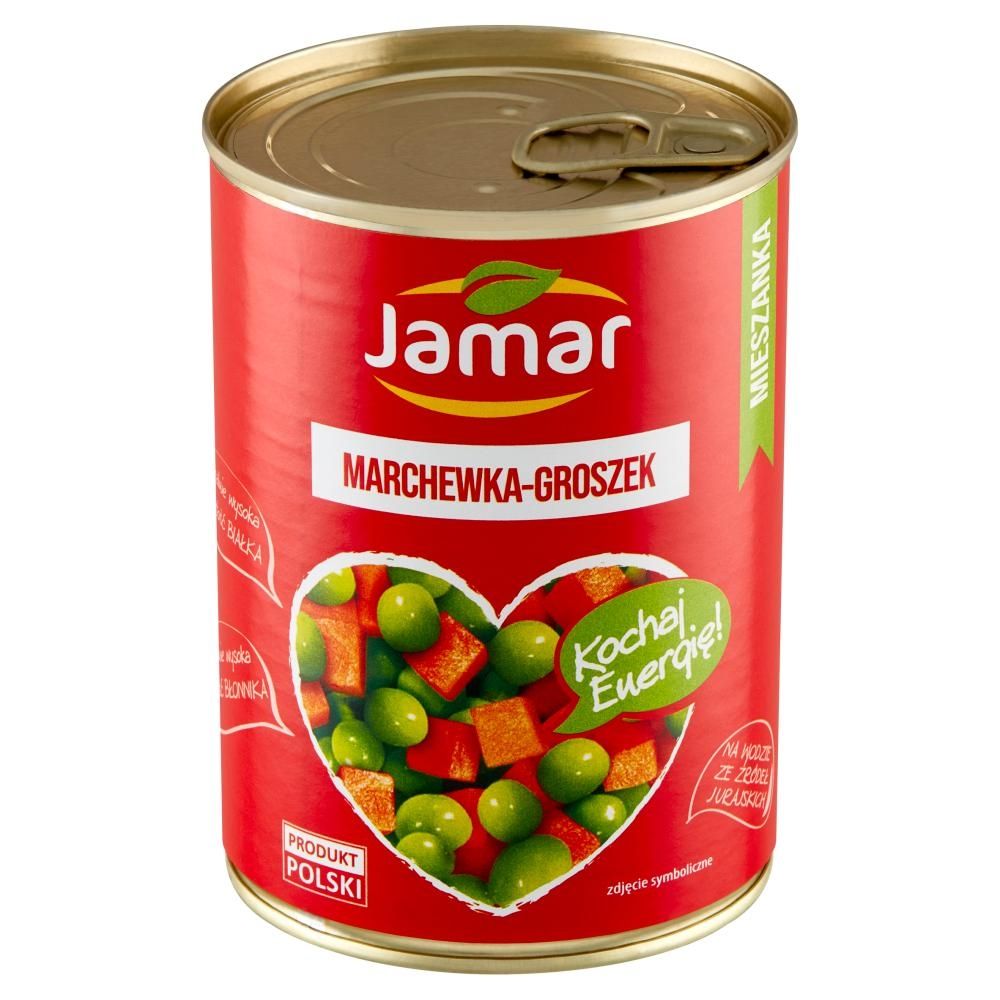 Jamar Mieszanka marchewka-groszek 380 g