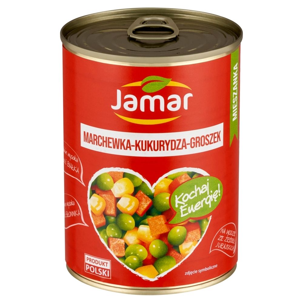 Jamar Mieszanka marchewka groszek kukurydza 380 g