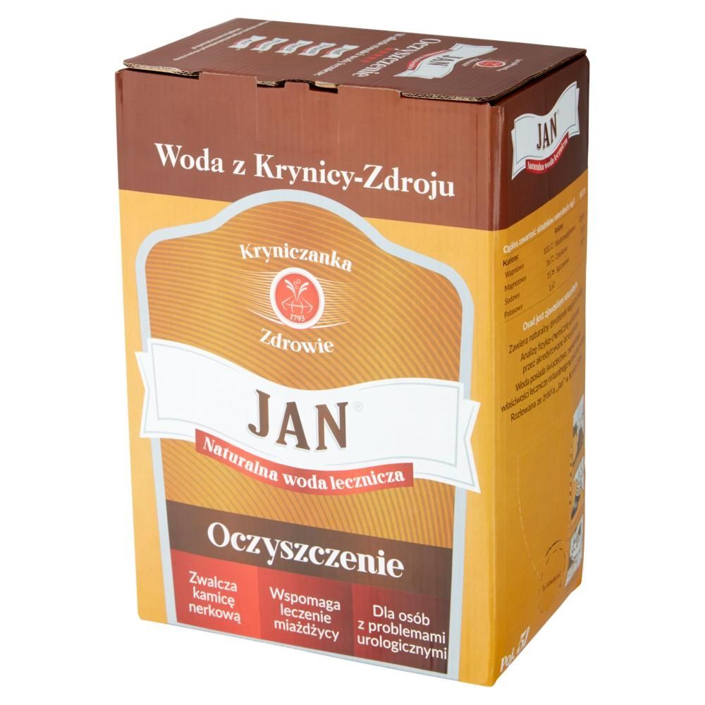 Jan Naturalna woda lecznicza oczyszczenie 5 l