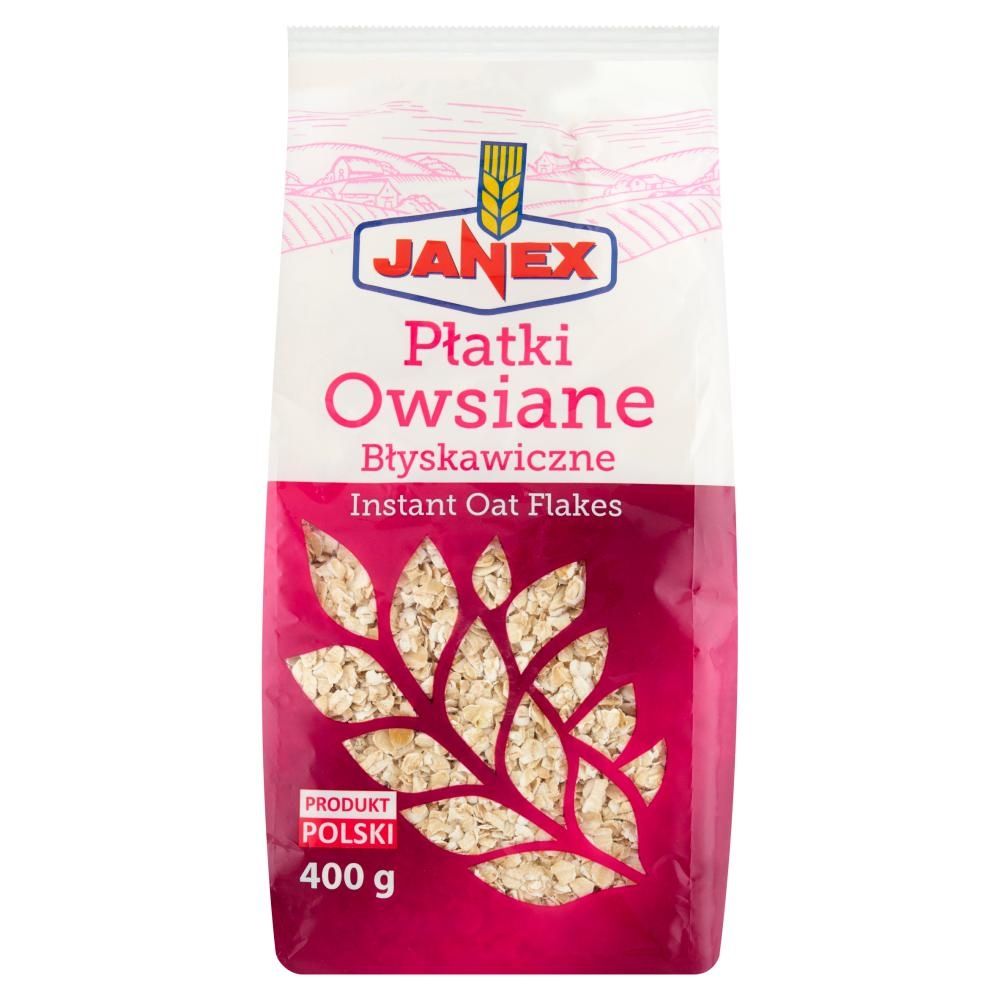 Janex Płatki owsiane błyskawiczne 400 g