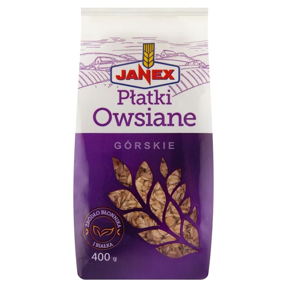 Janex Płatki owsiane górskie 400 g