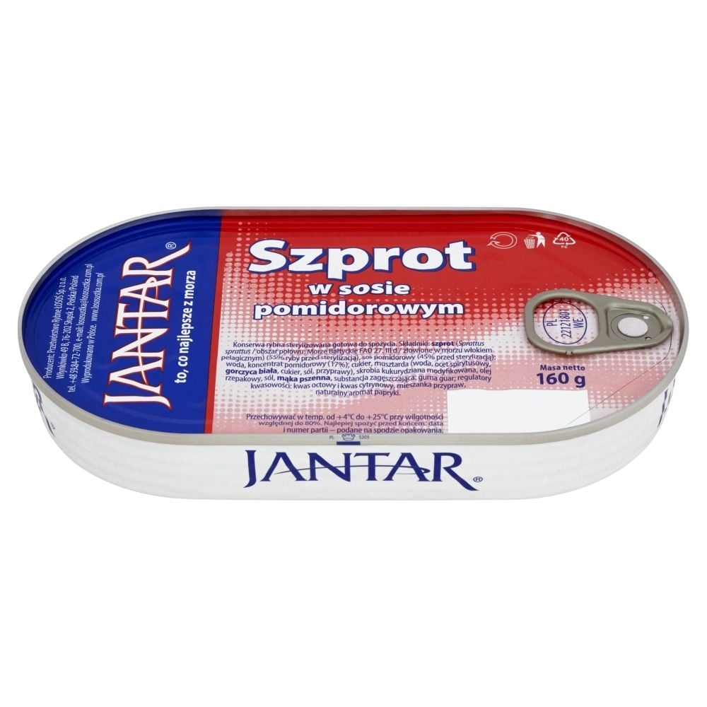 Jantar Szprot w sosie pomidorowym 160 g