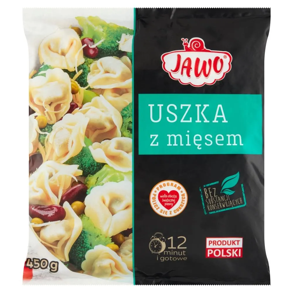 Jawo Uszka z mięsem 450 g