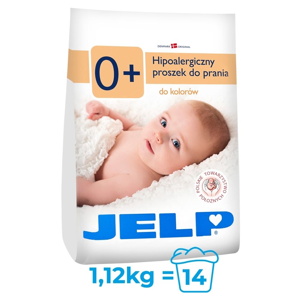 JELP 0+ Hipoalergiczny proszek do prania do kolorów 1,12 kg (14 prań)