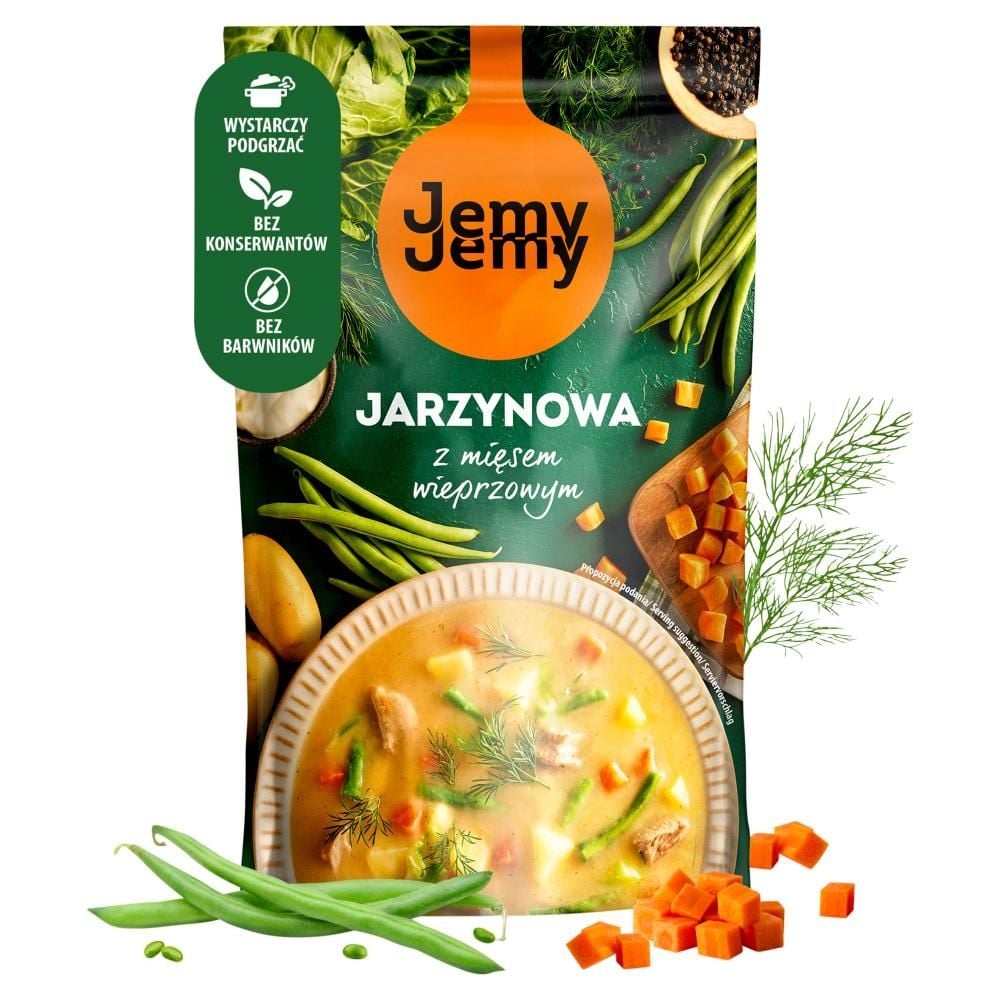 JemyJemy Zupa jarzynowa z mięsem wieprzowym 450 g