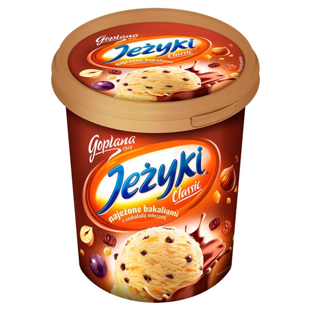 Jeżyki Classic Lody o smaku ciasteczkowym z bakaliami 500 ml