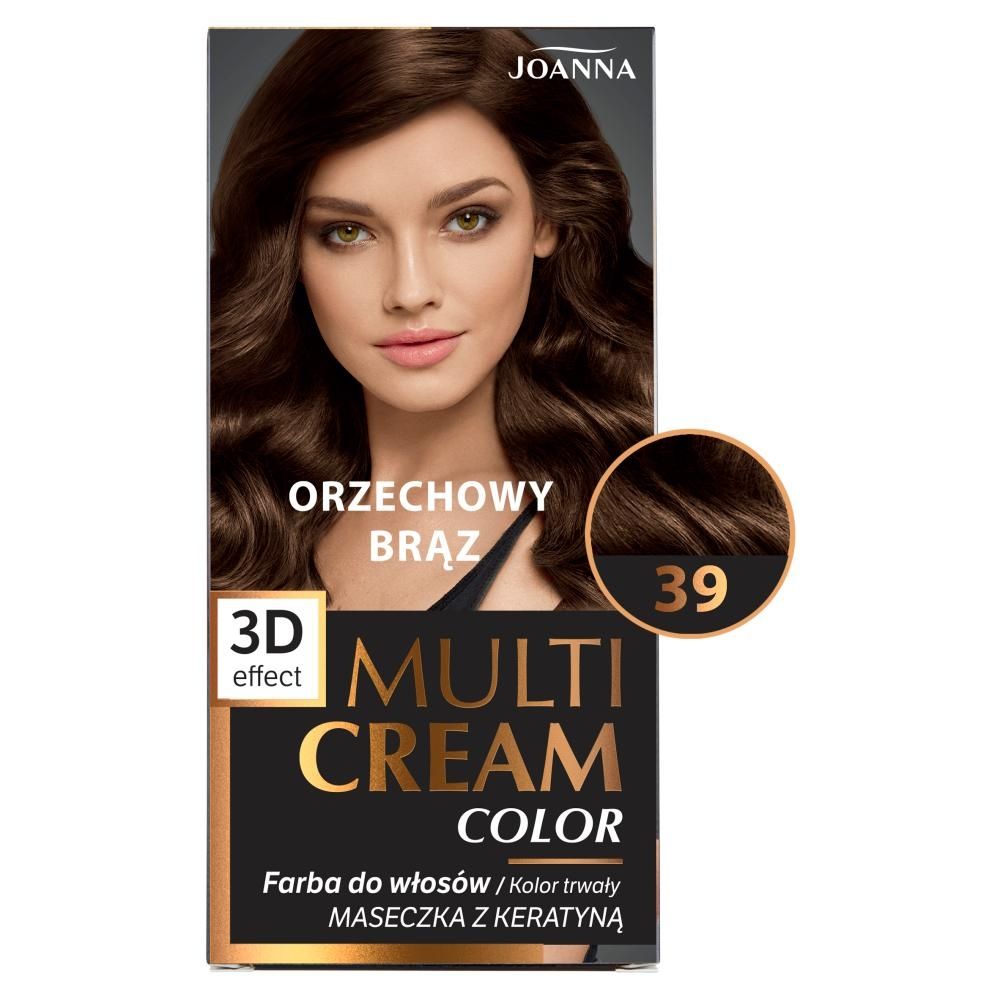 Joanna Multi Cream Color Farba do włosów orzechowy brąz 39