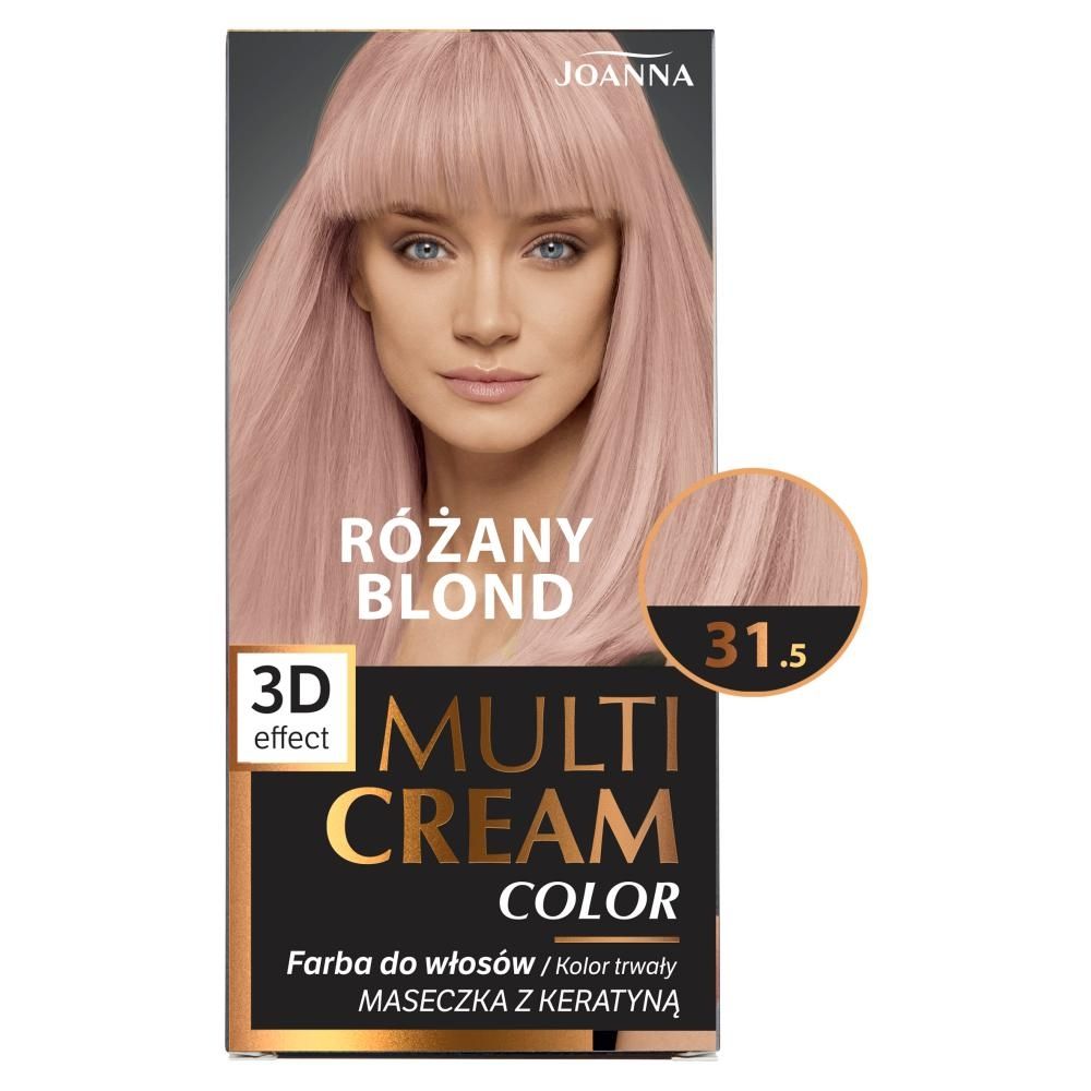 Joanna Multi Cream Color Farba do włosów różany blond 31.5