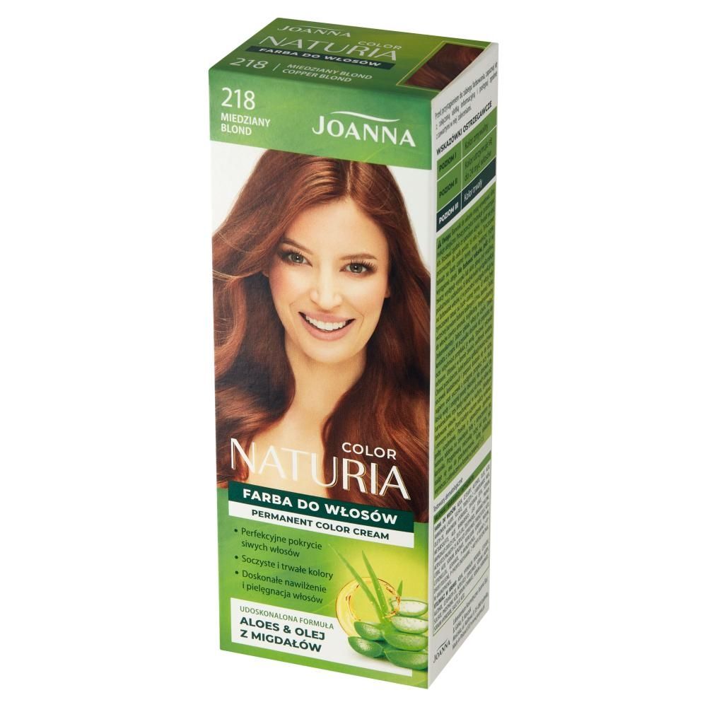 Joanna Naturia Color Farba do włosów miedziany blond 218