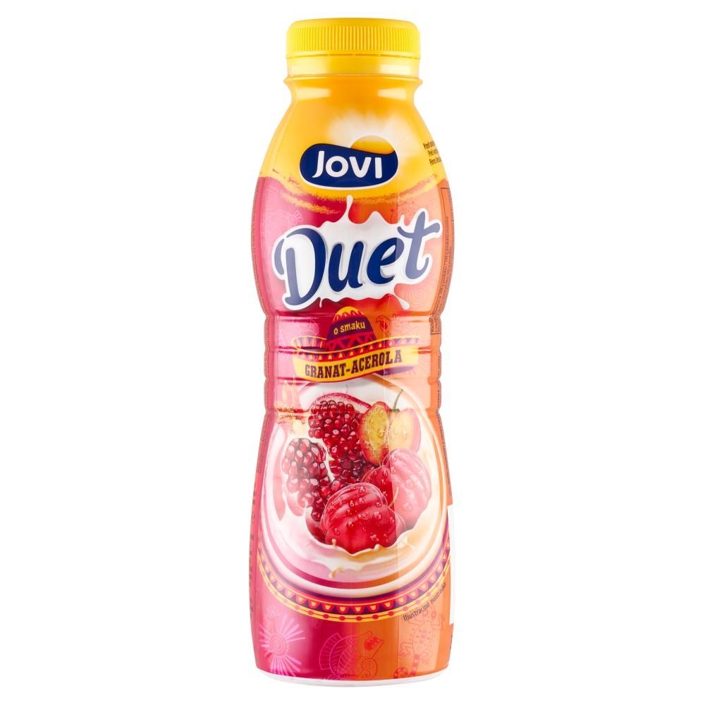 Jovi Duet Napój jogurtowy o smaku granat-acerola 350 g