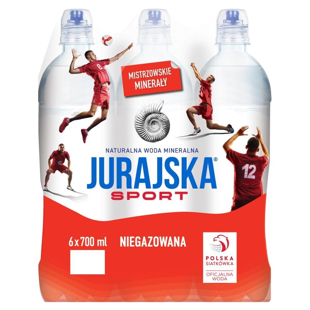 Jurajska Sport Naturalna woda mineralna niegazowana 6 x 700 ml