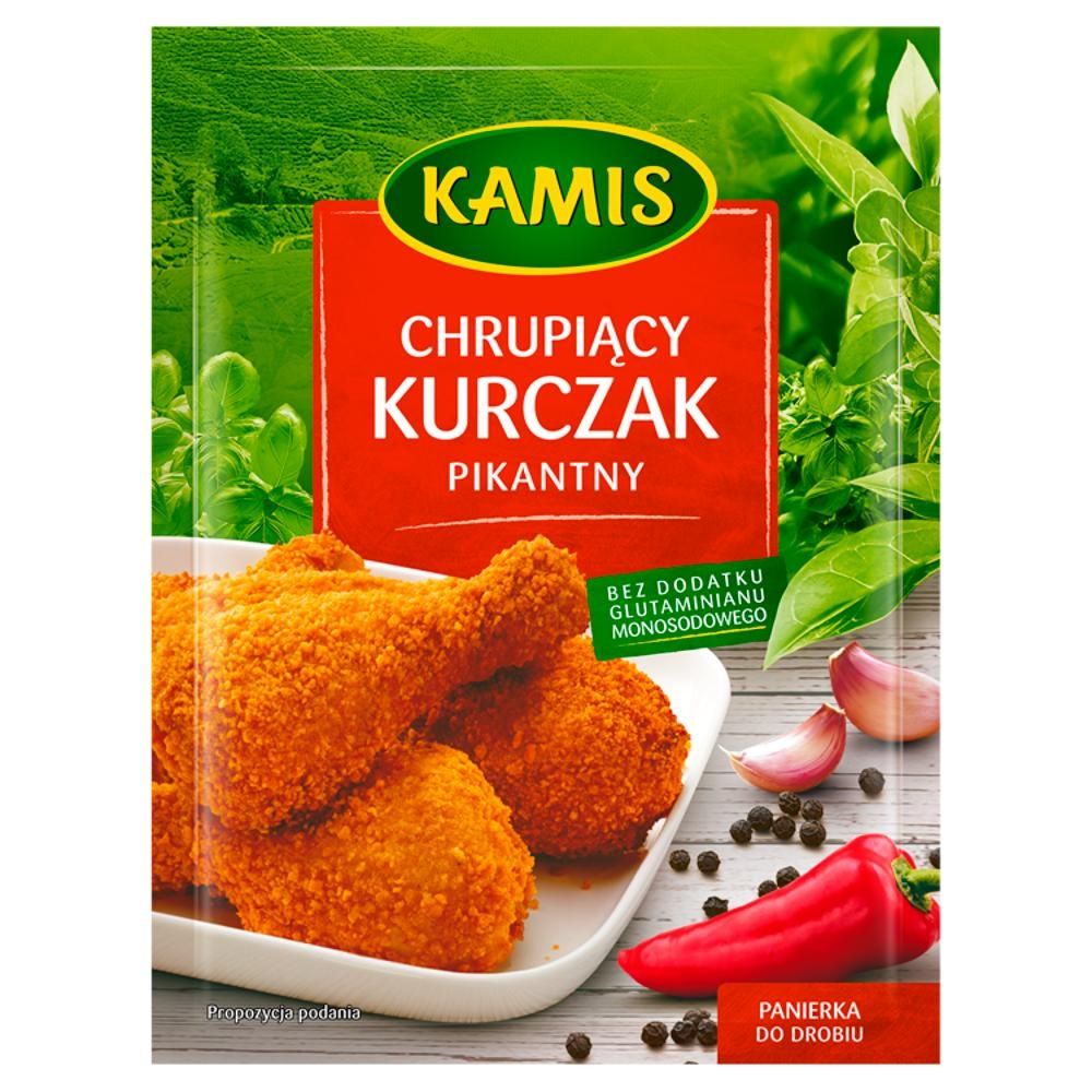 Kamis Chrupiący kurczak pikantny Panierka do drobiu 90 g