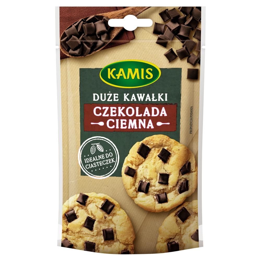 Kamis Czekolada ciemna duże kawałki 100 g