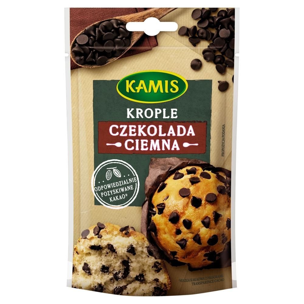 Kamis Czekolada ciemna krople 100 g