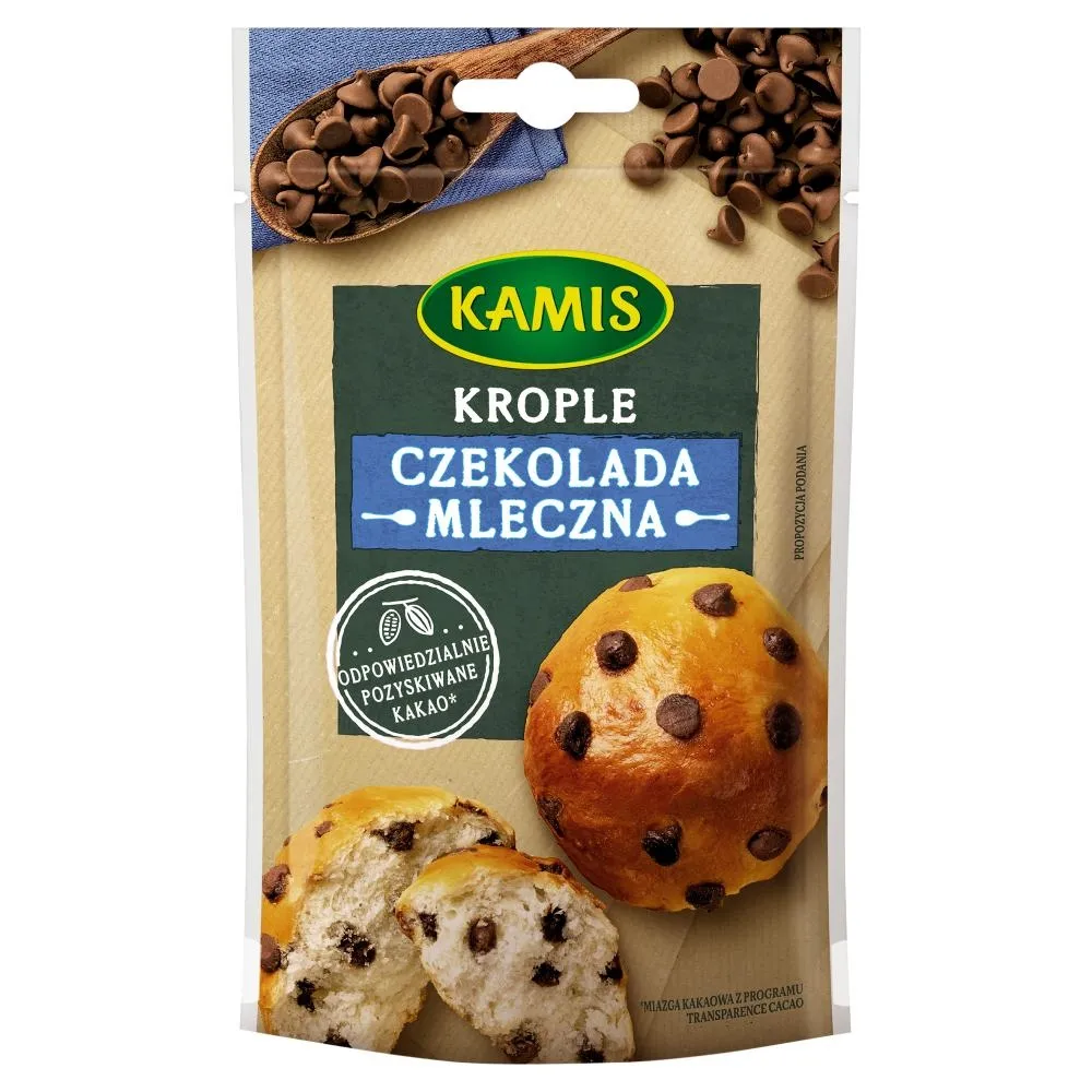 Kamis Czekolada mleczna krople 100 g