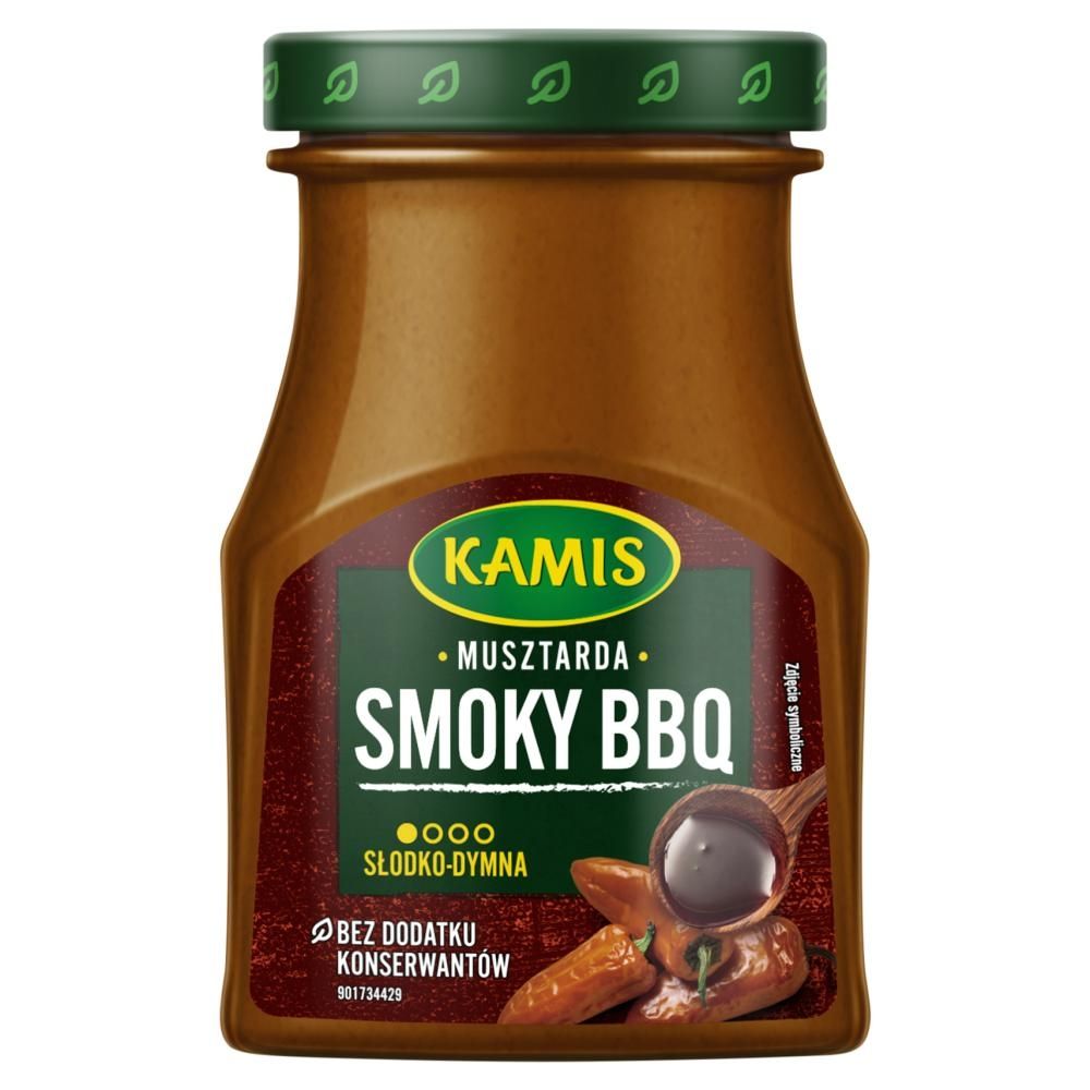 Kamis Smoky BBQ Musztarda 185 g