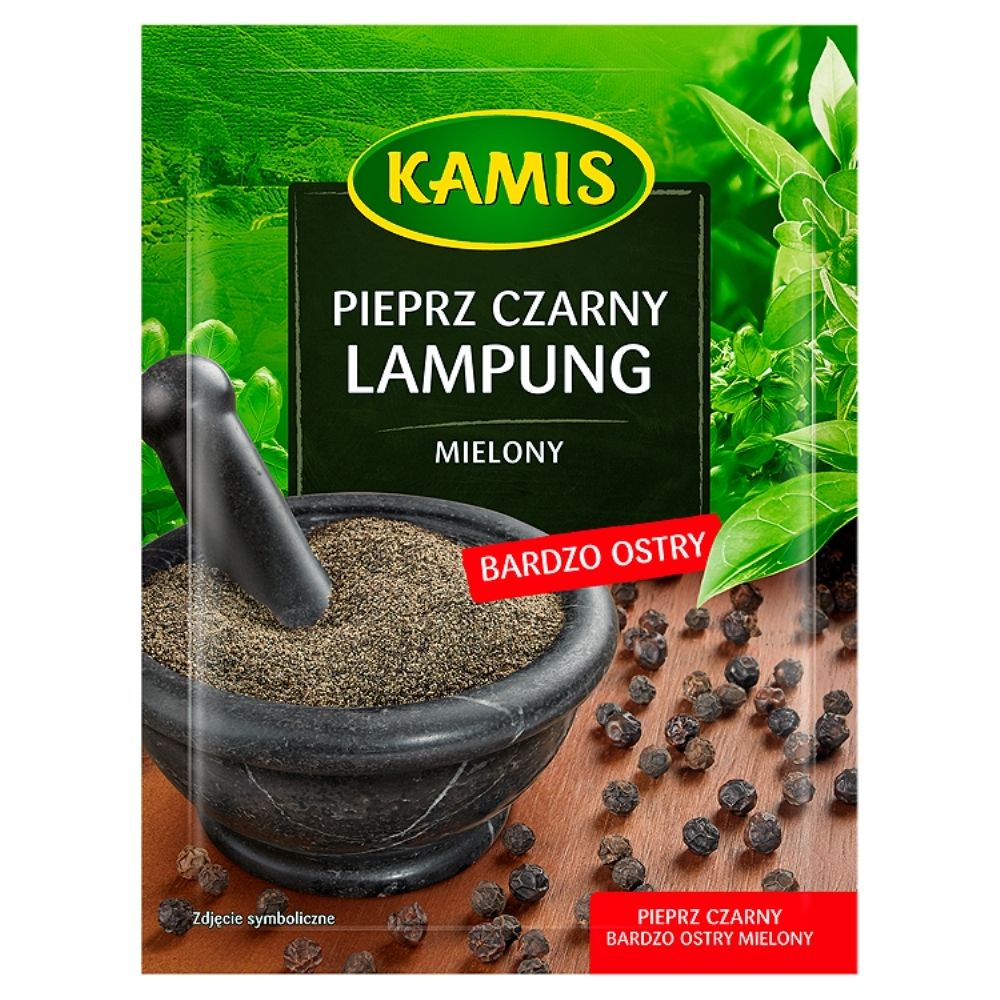 Kamis Specialite Pieprz czarny lampung mielony bardzo ostry 15 g