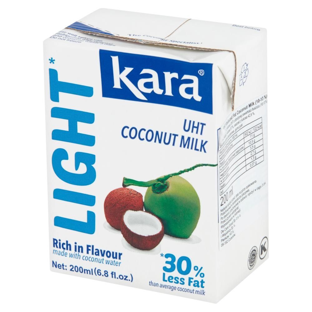 Kara Light Produkt roślinny z kokosa UHT 200 ml