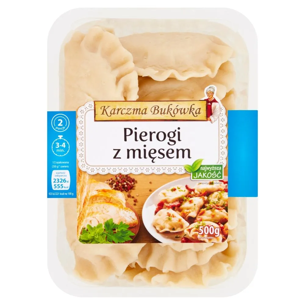 Karczma Bukówka Pierogi z mięsem 500 g