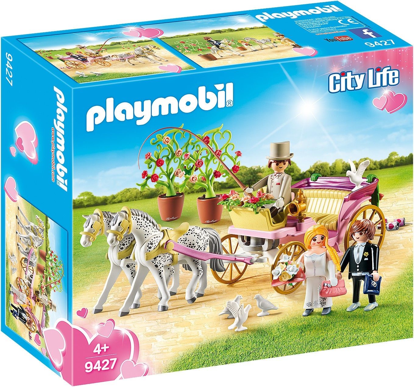 Kareta PLAYMOBIL Ślubna kareta 9427