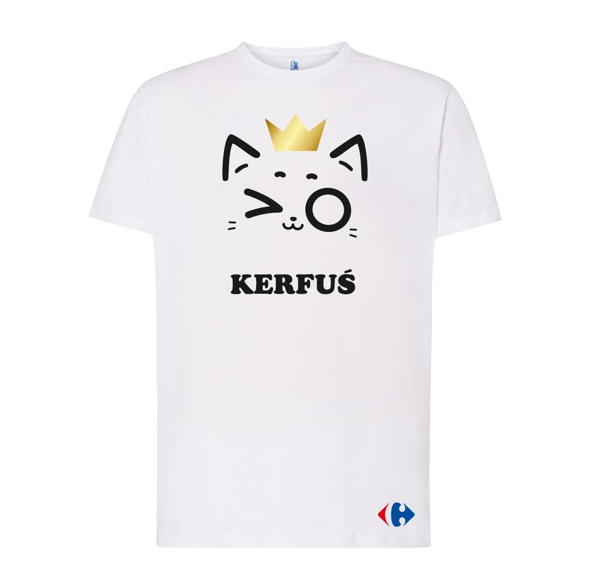 KERFUŚ w koronie T-shirt jednostronny biały L