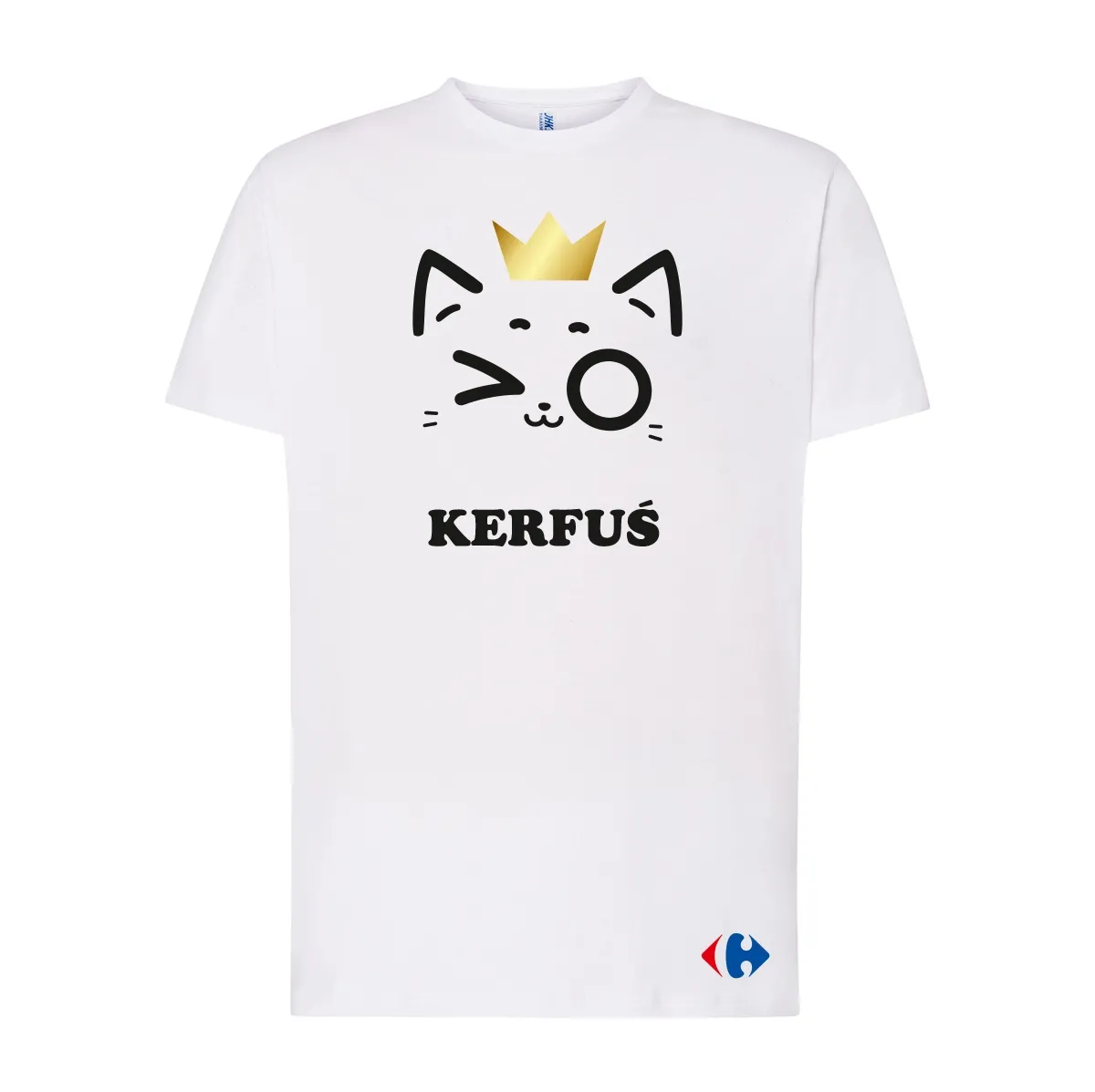 KERFUŚ w koronie T-shirt jednostronny biały M