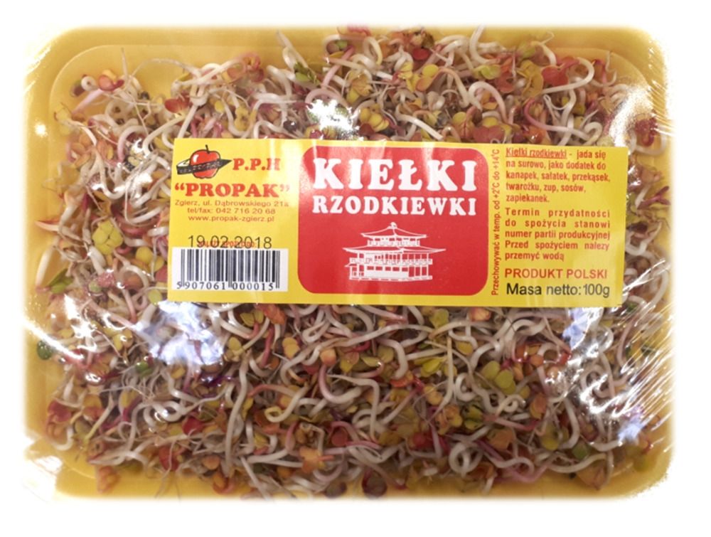 Kiełki rzodkiewki 100 g