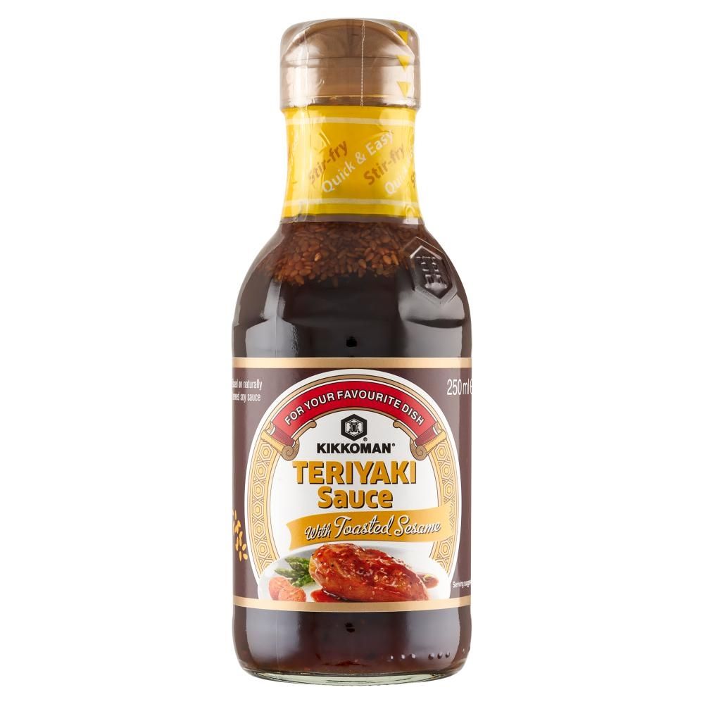 Kikkoman Sos teriyaki z tostowanym ziarnem sezamowym 250 ml