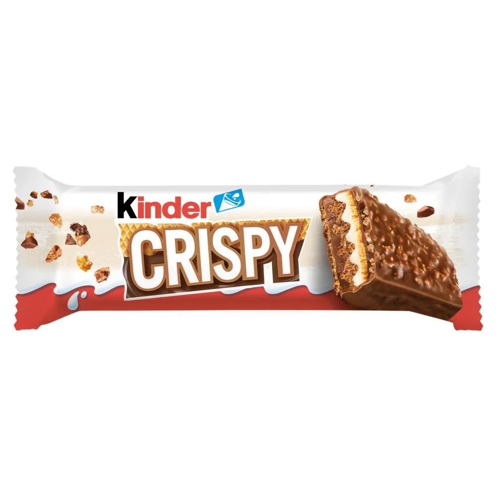 Kinder Crispy Chrupiący wafelek z nadzieniem kakaowym i orzechowym 34 g