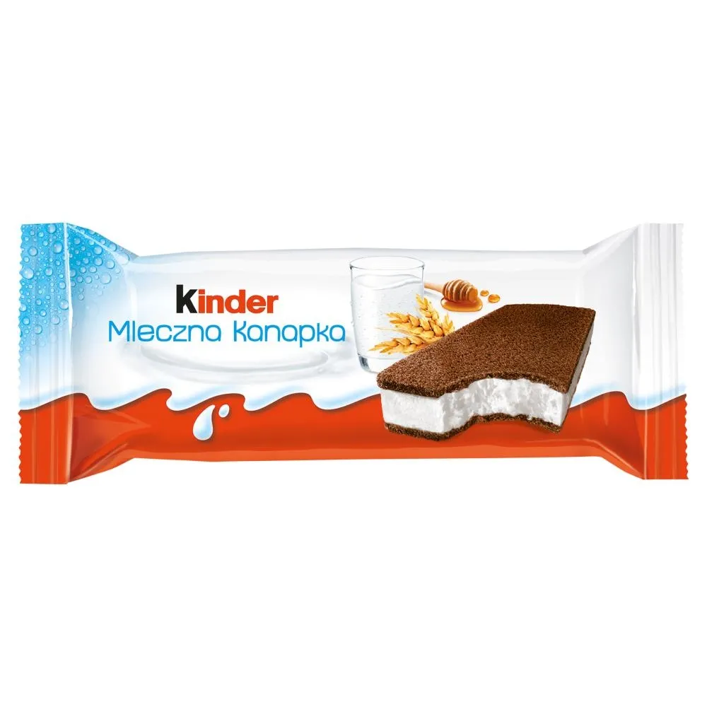 Kinder Mleczna Kanapka Biszkopt z mlecznym nadzieniem 28 g